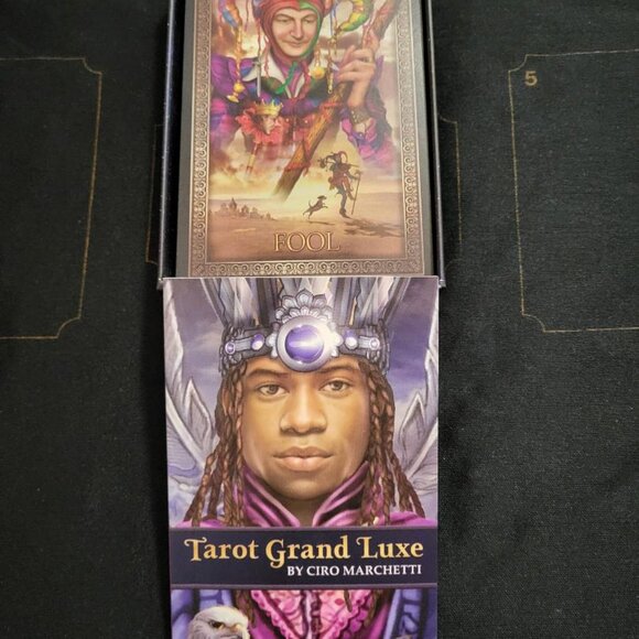 Tarot Grand Luxe Card Deck US Games Systems Ciro Marchetti Esoteric New - Picture 2 of 3